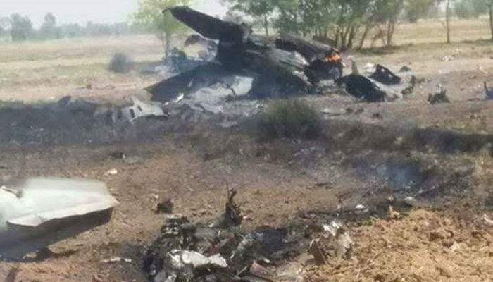 Training jet crashes near Mianwali: PAF