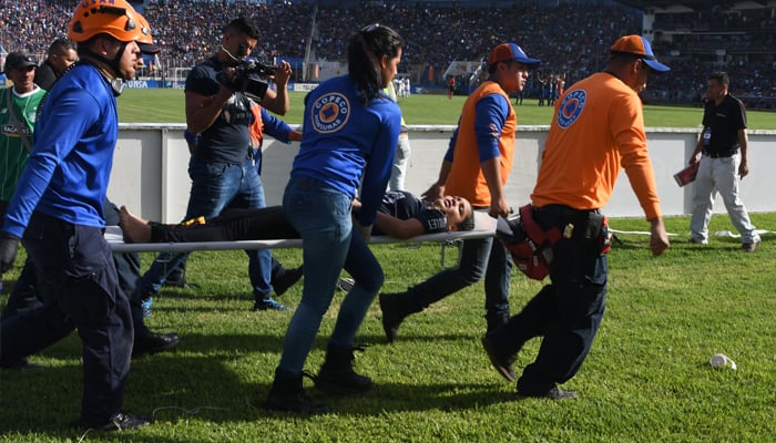 Four killed, dozens injured in stampede at Honduran soccer match