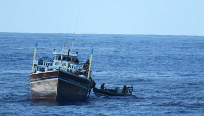 British Navy seizes narcotics from vessel in Indian Ocean