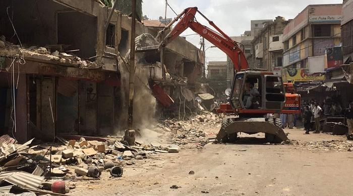 Over 80 shops bulldozed in Karachi during anti-encroachment drive 