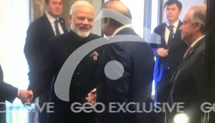 Sharif, Modi exchange pleasantries in Astana