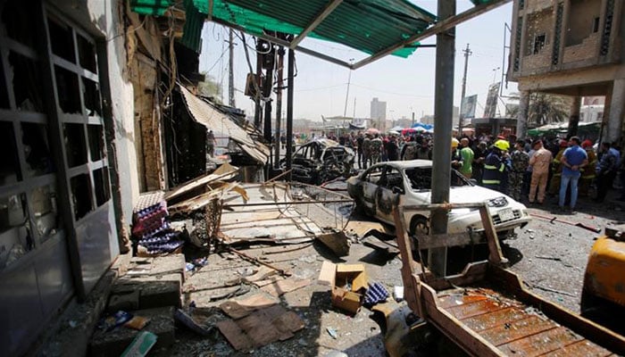 Iraqi Market Bombing Kills 30 Iraqi Market Bombing Kills 30