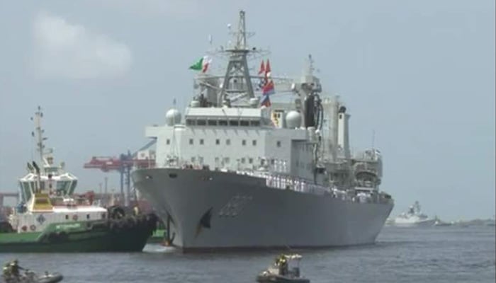 Chinese navy ships dock in Karachi on goodwill, training visit