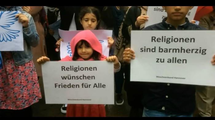 ‘Terrorism knows no religion': Muslims in Hannover march against terrorism 