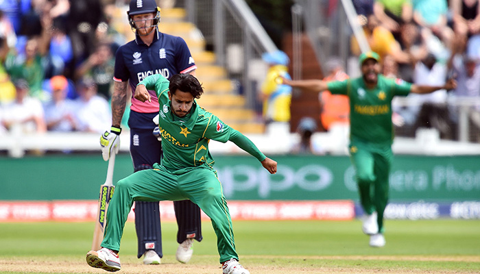 Hasan Ali fulfills father’s wish of dismissing Eoin Morgan