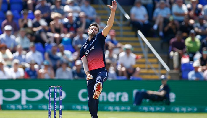 England´s Mark Wood in action against Pakistan - Reuters