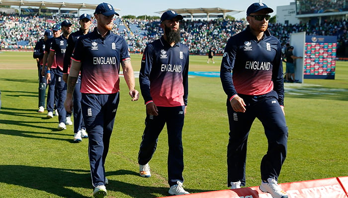  England´s Jonny Bairstow, Moeen Ali and Ben Stokes look dejected as they walk off after losing the match - Reuters