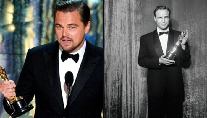 DiCaprio returns Oscar won by Brando, in Malaysia fund scandal