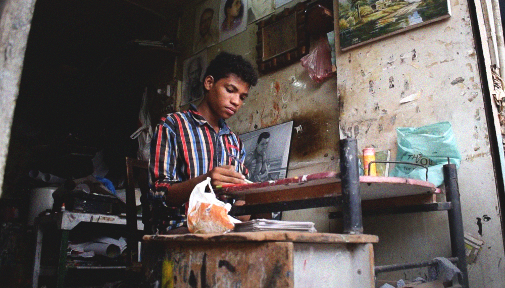 Lyari’s budding teenage sketch artist hopes to meet Morgan Freeman