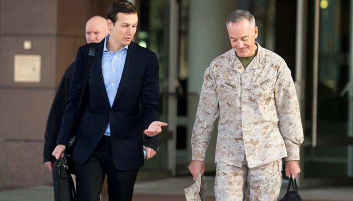 Jared Kushner heads to Jerusalem and Ramallah to talk peace