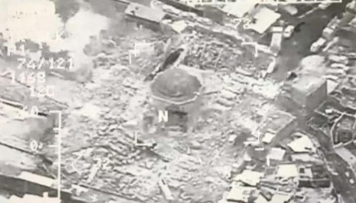 Daesh blows up historic Mosul mosque where it declared 'caliphate'