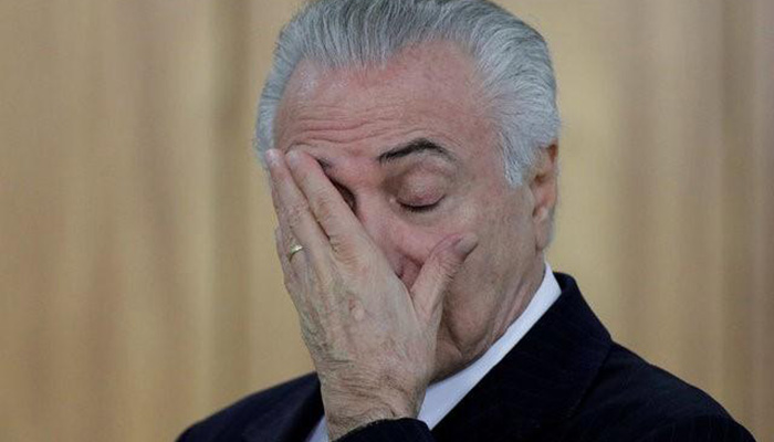 Brazil's President Michel Temer charged with taking bribes