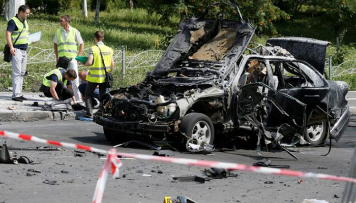 Kiev car bomb kills colonel in Ukrainian military intelligence 