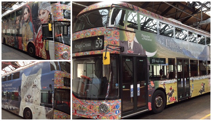 Pakistani truck on British roads delights locals