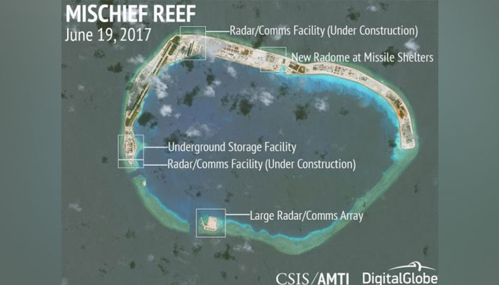 China builds new military facilities on South China Sea islands: think tank