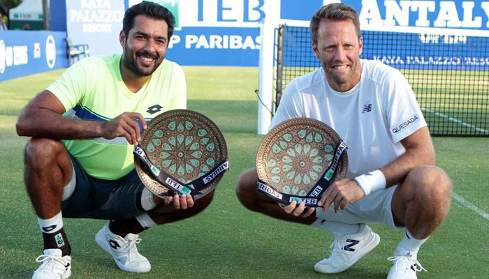 Aisam, Lindstedt win Antalya Open Men's doubles title