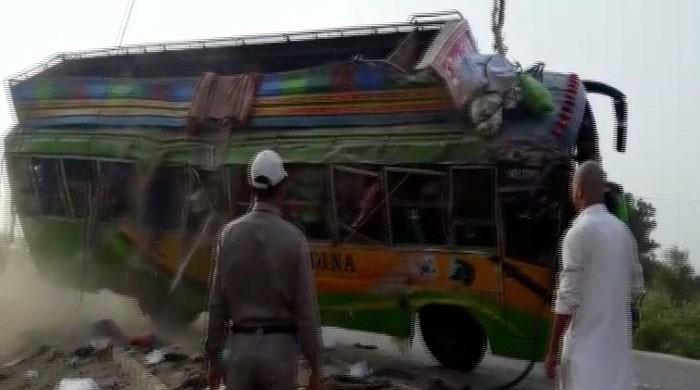 Six killed, 30 injured as bus overturned in Hyderabad