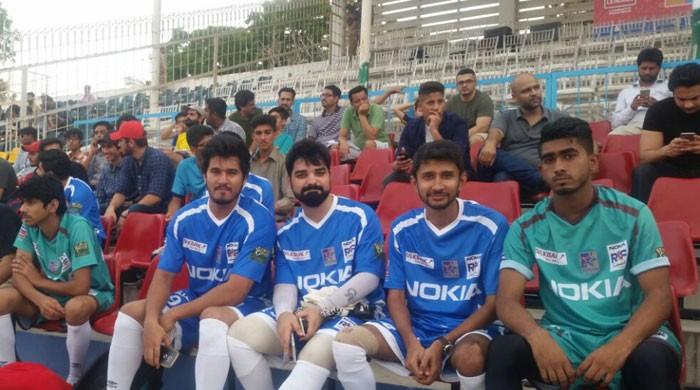Pakistani footballers excited to play with their idols