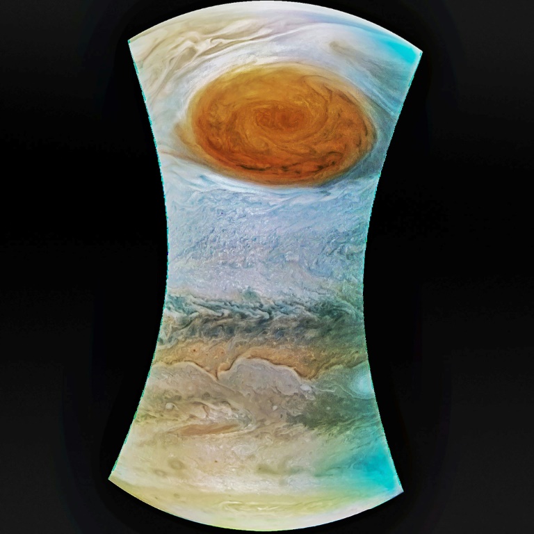 NASA releases new images of raging storm on Jupiter