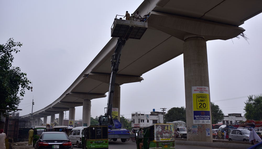 Lahore’s Orange Metro Train nears the finish line