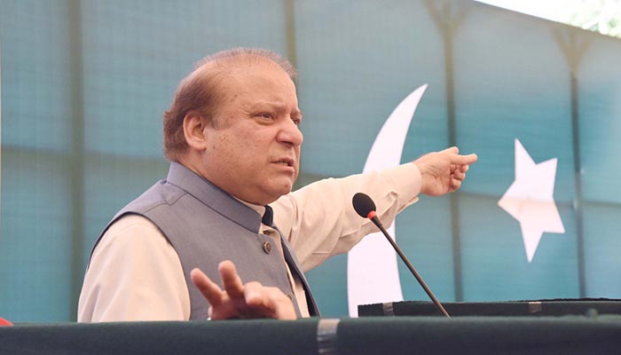PM Nawaz lashes out at opponents demanding resignation 