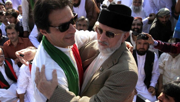 Dharna damages case: Imran, Qadri fail to appear in court yet again 