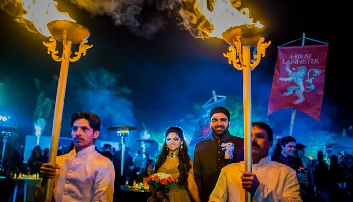 Blessed by the Seven Gods, Mumbai couple has a GoT-themed wedding