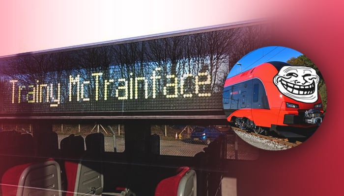 Swedish train to be named Trainy McTrainface in tribute to Boaty 