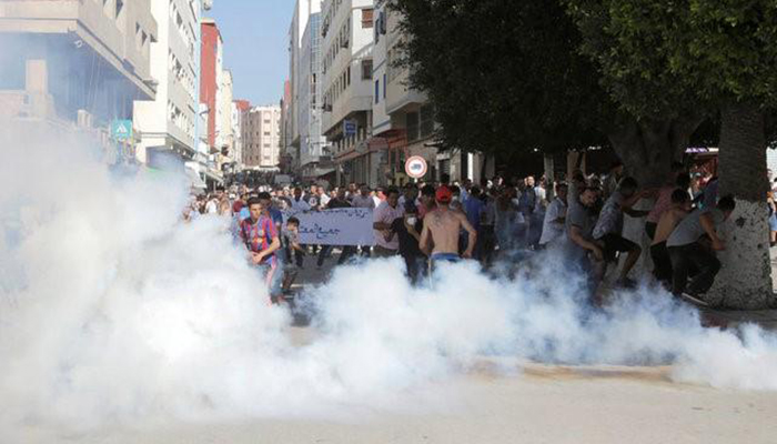 Moroccan police fire tear gas to disperse protests in north