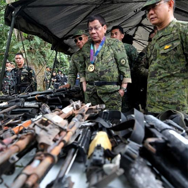 Philippine leader to go after Maoist rebels after scrapping talks