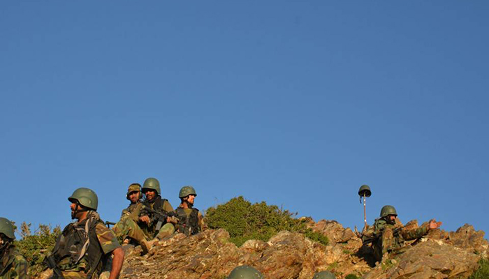 Terrorists' hideouts on mountain near Pak-Afghan border cleared: ISPR