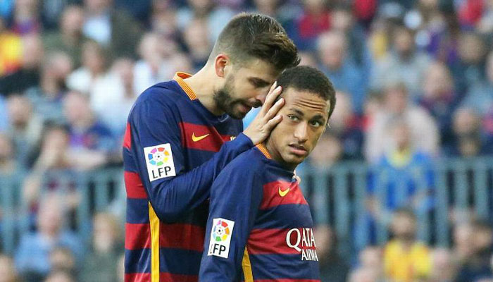 Neymar staying at Barcelona, says teammate Pique