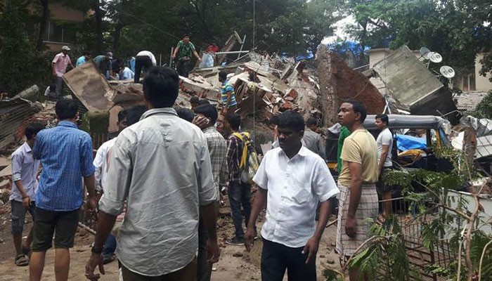 Mumbai building collapse kills at least eight, many feared trapped