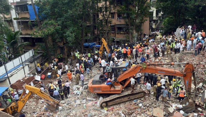 Death toll in Mumbai building collapse rises to 17 as rescuers search rubble