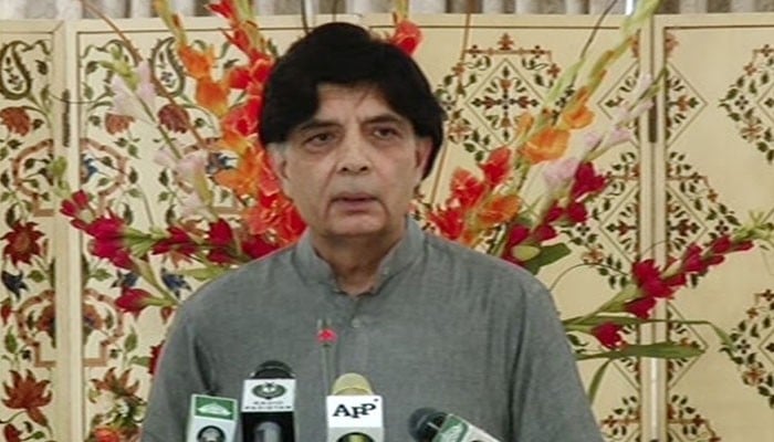 Chaudhry Nisar to hold press conference on Sunday 