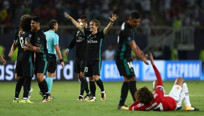 Real Madrid see off United to win European Super Cup
