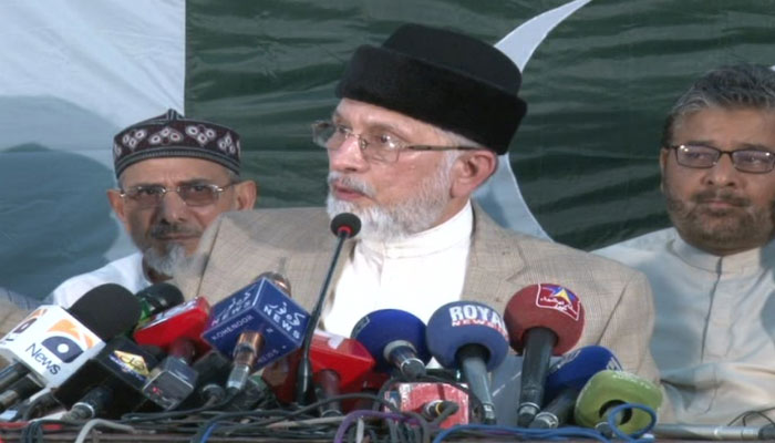 Tahir ul Qadri announces sit-in on Aug 16 in Lahore