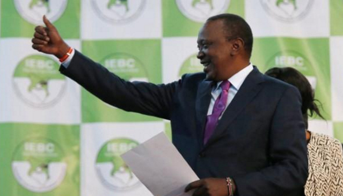 Kenyan president re-elected, opposition rejects result