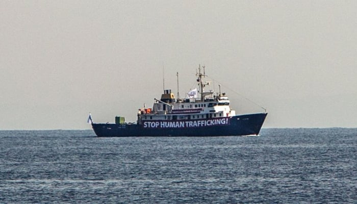 Anti-migrant ship ignores help from rescue activists