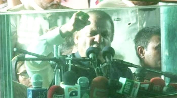 Image result for Voters made me PM, few people sent me home: Nawaz