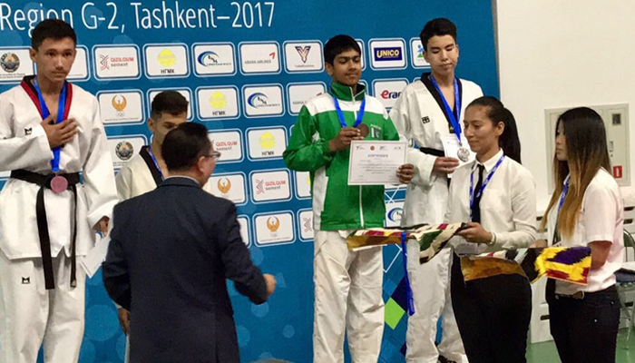 Pakistan's Sinan Ashfaq bags bronze medal at World Taekwondo President’s Cup
