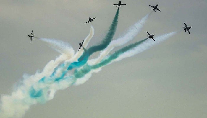 Air show marks Independence Day celebrations in Islamabad, Karachi