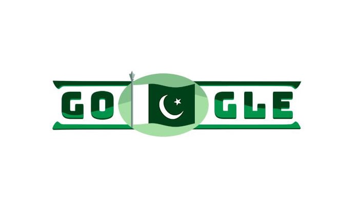 Google doodle celebrates Pakistan's independence day 
