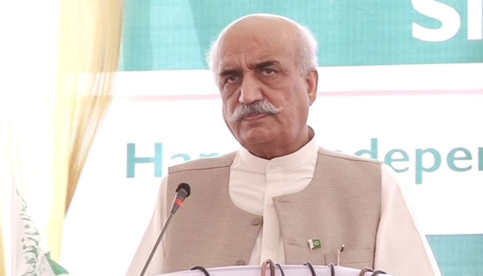 Nawaz’s rally was against institutions: Khursheed Shah