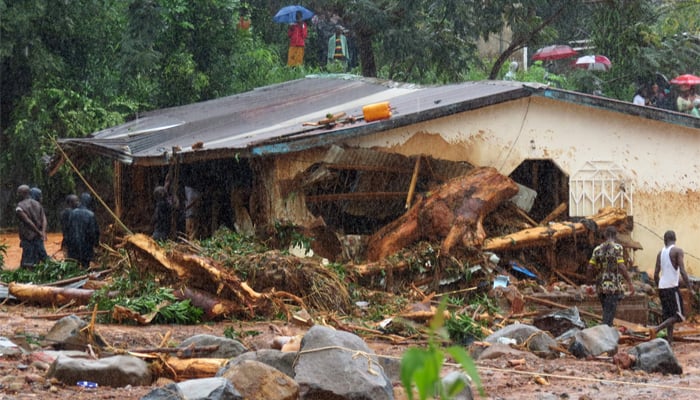 312 dead as mudslides, flooding sweep through Sierra Leone capital