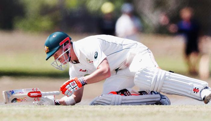 Warner hit by bouncer during domestic match in Australia