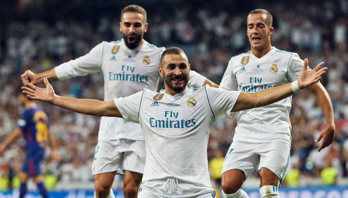 Ronaldo-less Real Madrid complete Super Cup rout of Barcelona