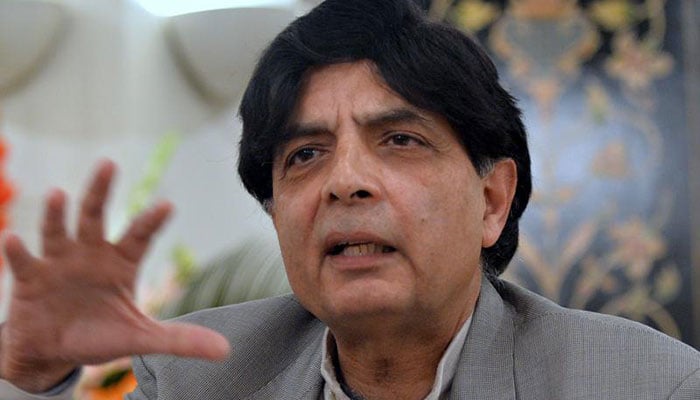 Nisar raises reservations over appointment of new PML-N interim president