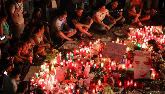 Barcelona van attacker may still be alive, on the run: police