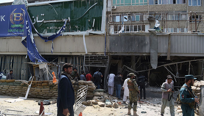 Suicide bomber kills five in Kabul bank blast